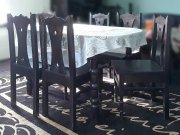 12 Személyes ebédlőasztal 6 székkel