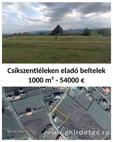 Csíkszentléleken 1000nm beltelek Csíkszentléleken 1000nm beltelek