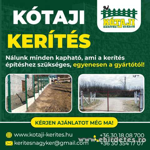 Táblás kerítések nagy választékban kerítés oszlop drótfonat vadháló Táblás kerítések nagy választékban kerítés oszlop drótfonat vadháló