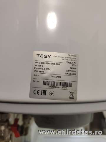 TESY BOJLER 200 L TESY BOJLER 200 L