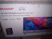 Eladó Sharp TV 4K ULTRA HD QLED SMART TV 139CM