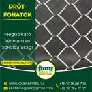 Kerítés olcsón vadháló