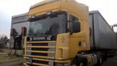 Scania nyerges szerelvény