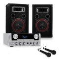 Sistem PA EASY DJ Set cutii amplificator Microfoane 1000W