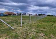 Stabil tartós kerítés építés oszlop kapu drótfonat drótháló huzal