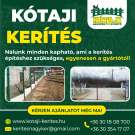 Táblás kerítések nagy választékban kerítés oszlop drótfonat vadháló