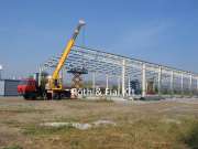 Új 24 x 60 x 5m Acélcsarnok vázszerkzet eladó